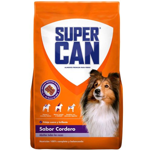 Comida para Perros SUPERCAN Adulto Cordero Bolsa 15Kg