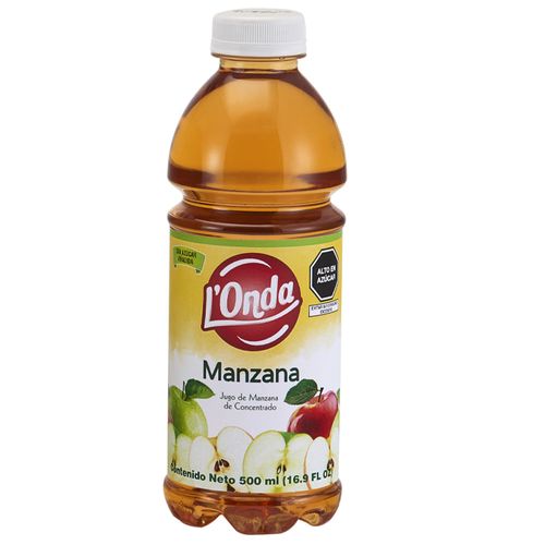 Jugo de Fruta L'ONDA Manzana Botella 500ml