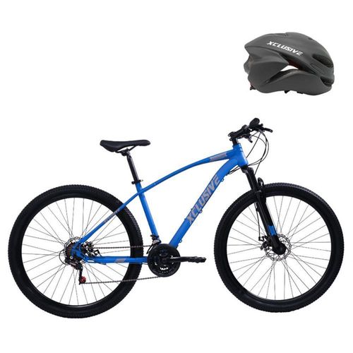 BICICLETA ACERO XCLUSIVE ARO 29 A/G + CASCOS XCLUSIVE MTB NEGRO L