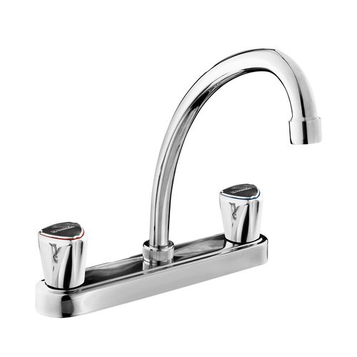 MEZCLADORA PARA LAVADERO AL MUEBLE AQUARIUS HECHO EN BRONCE VAINSA