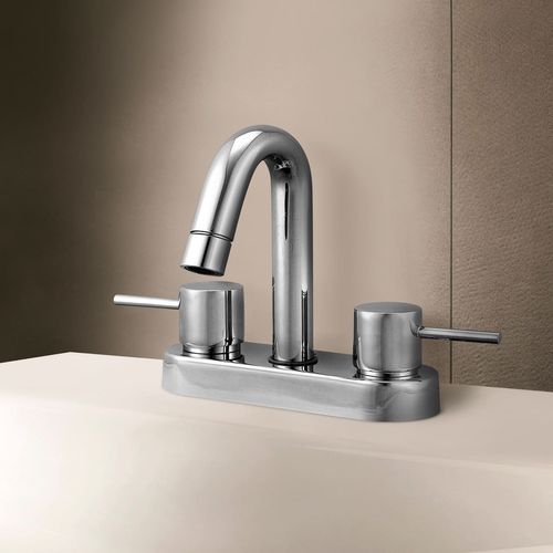 MEZCLADORA 4PULG PARA LAVATORIO BALI HECHO EN BRONCE VAINSA