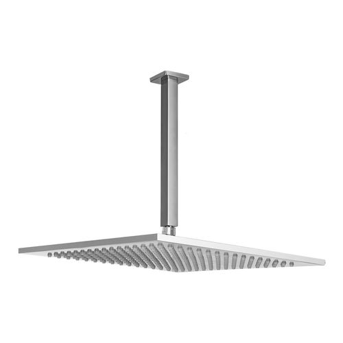 SALIDA DE DUCHA ESPANOLA CUADRADA TECHO 40CM CROMADA VAINSA