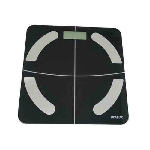 BALANZA INTELIGENTE CON BLUETOOTH OPALUX - APP ALFIT NEGRO