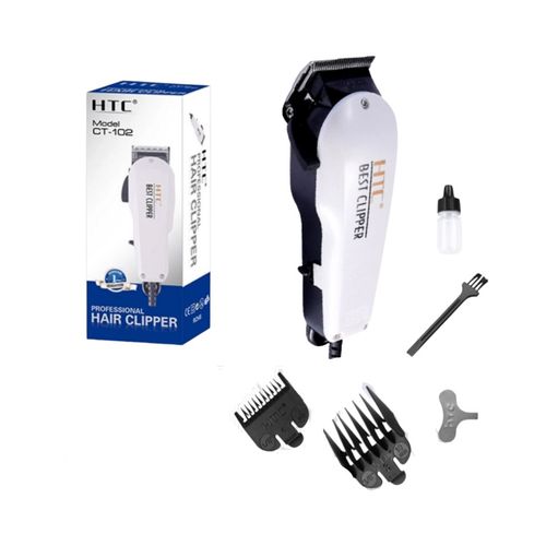 MAQUINA HTC CT-102 CORTA CABELLO PELO + PEINETAS + ACEITE