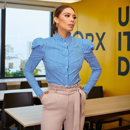 Blusa Narciso Azul