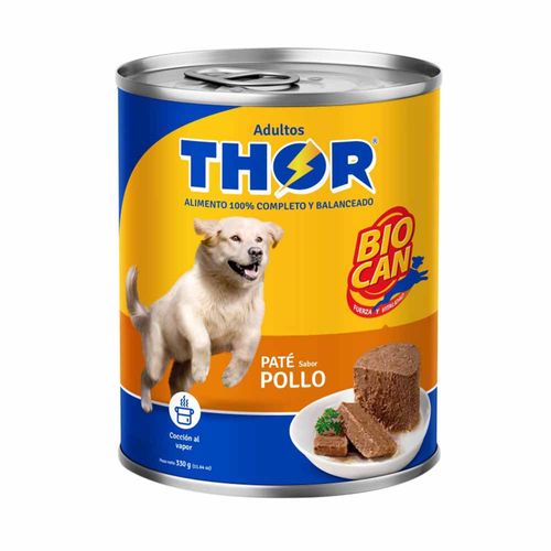 Comida para Perros THOR Pate de Pollo para Adultos Lata 330g