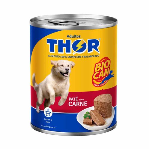 Comida para Perros THOR Pate de Carne para Adultos Lata 330g