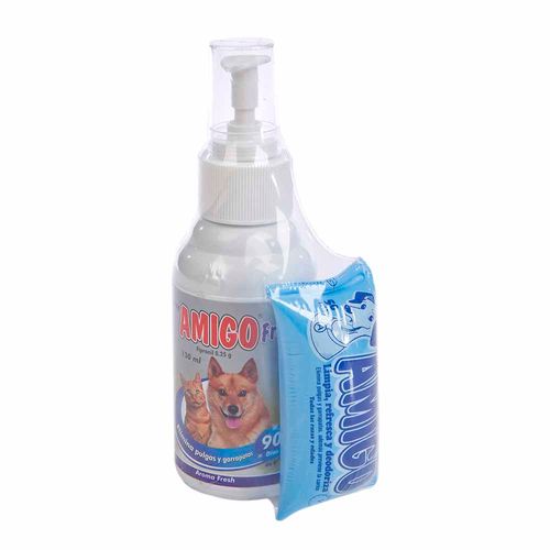 Insecticida para Mascotas AMIGO Spray Antipulgas Frasco 125ml