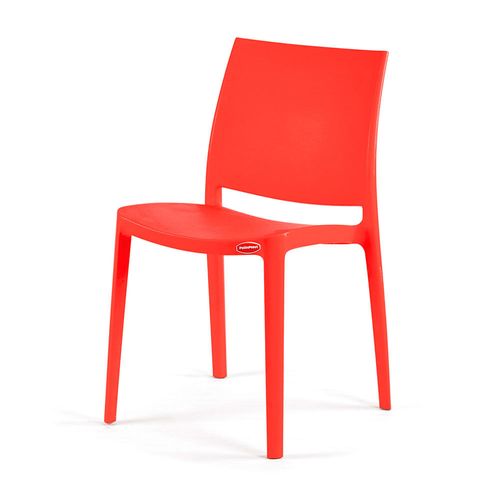 Silla Capellini rojo