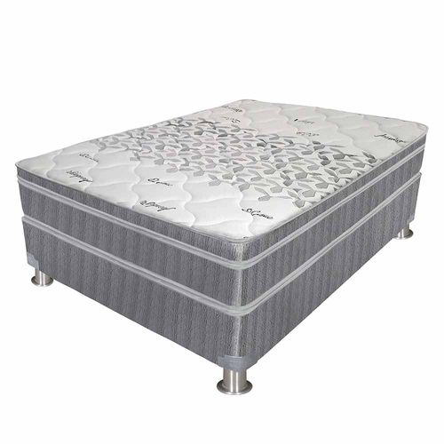 Conjunto Box Tarima CISNE Amets 1.5 Plazas + 1 Almohada de Fibra