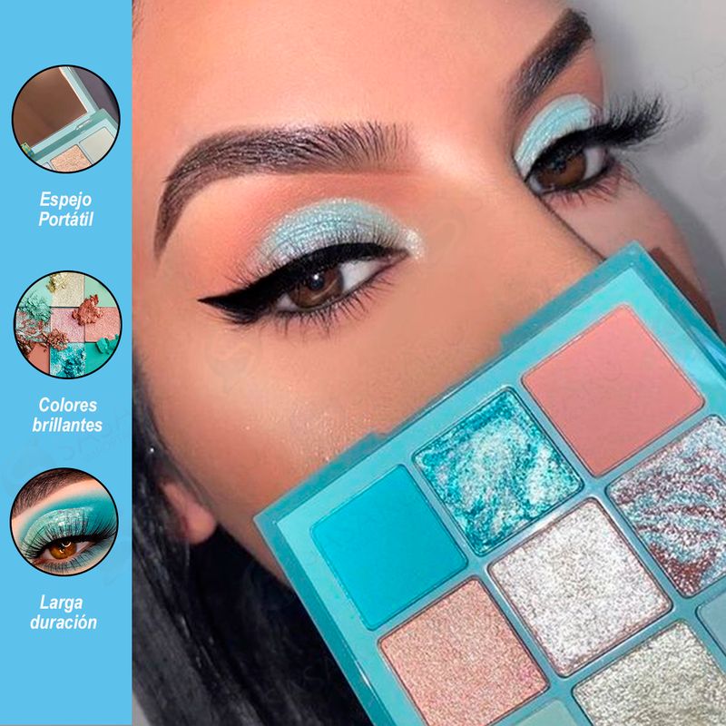 Paleta-de-Sombras-Pastel-Mint-Ever-Beauty-Menta