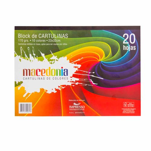 Block MACEDONIA 20Hojas