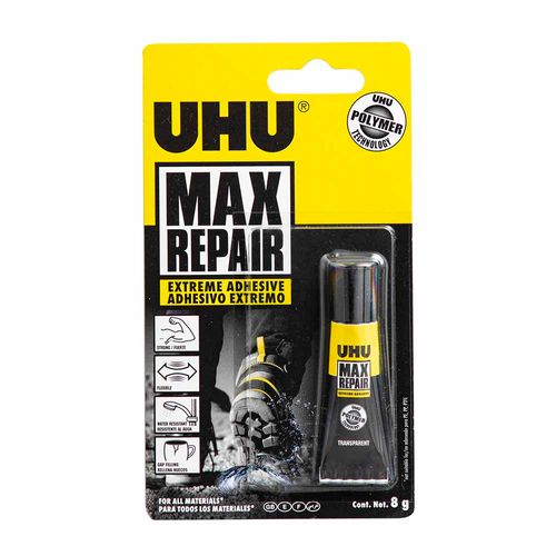 Pegamento UHU Max Repair Blister 8g