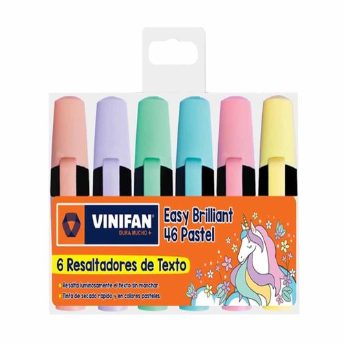 Resaltadores VINIFAN Easy Brillant Paquete 6un