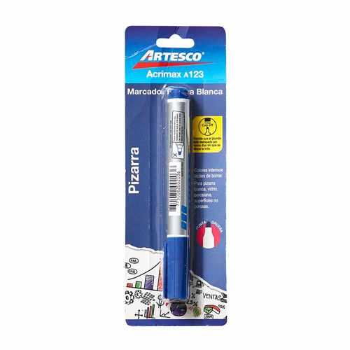 Plumón para Pizarra ARTESCO Acrimax Azul