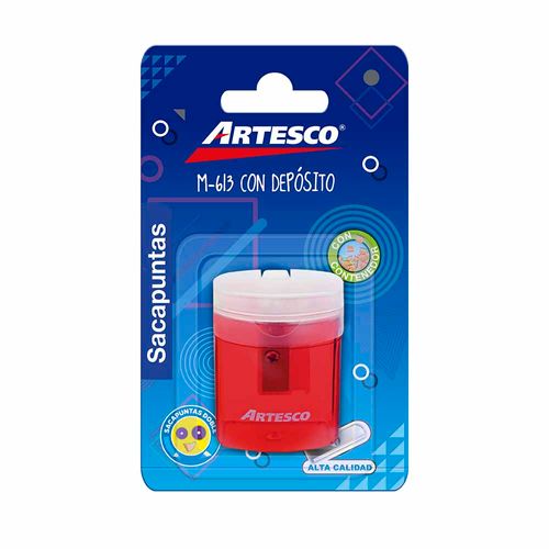 Sacapuntas ARTESCO M-613 con Depósito  Blíster 1un