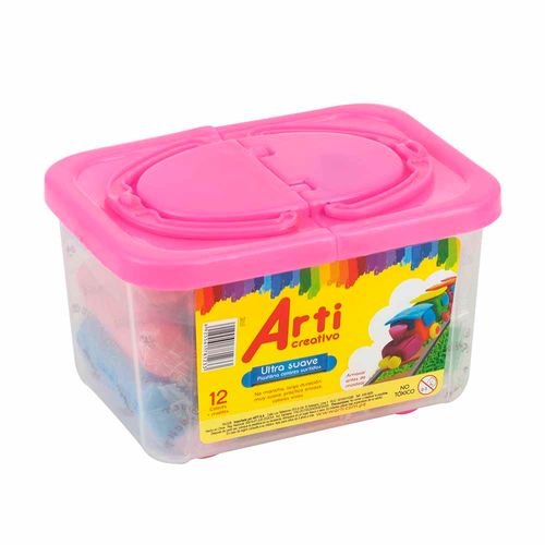 Plastilina ARTI CREATIVO Ultra Suave 12un + Herramientas