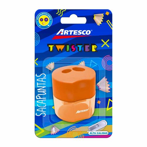 Tajador Doble ARTESCO Twister con Depósito
