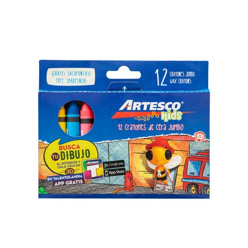 Crayones Jumbo ARTESCO Paquete 12un