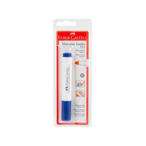 Plumón para Pizarra FABER CASTELL Jumbo Azul