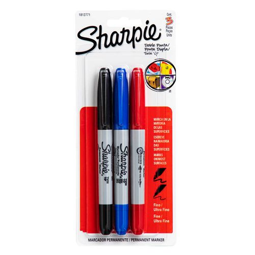 Marcadores SHARPIE Twin Blister 3un