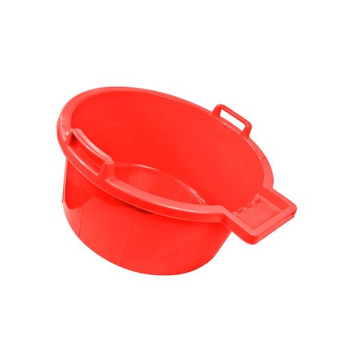 Batea roja con jabonera 35 litros