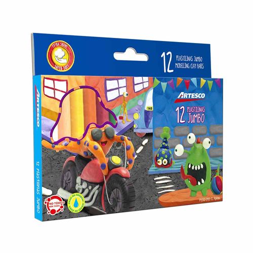 Plastilina ARTESCO Jumbo Kids Caja 12un