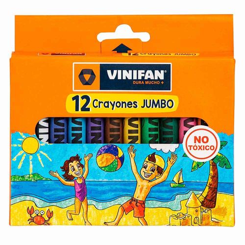 Crayones VINIFAN Jumbo Caja 12 un