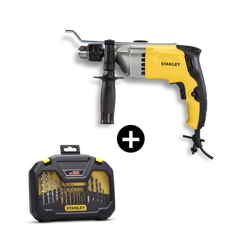 COMBO Taladro 800W + Set de 30 brocas