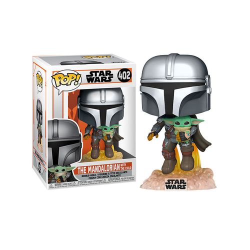 Funko Pop The Mandalorian - Mandalorian con Baby Yoda