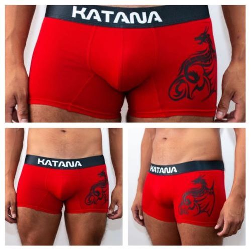 ROPA INTERIOR KATANA BOXER PACK X 3 ROJO