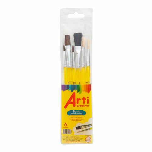 Pinceles ARTI CREATIVO Basic Set Paquete 6un