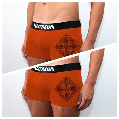 ROPA INTERIOR KATANA BOXER PACK X 2 NARANJA