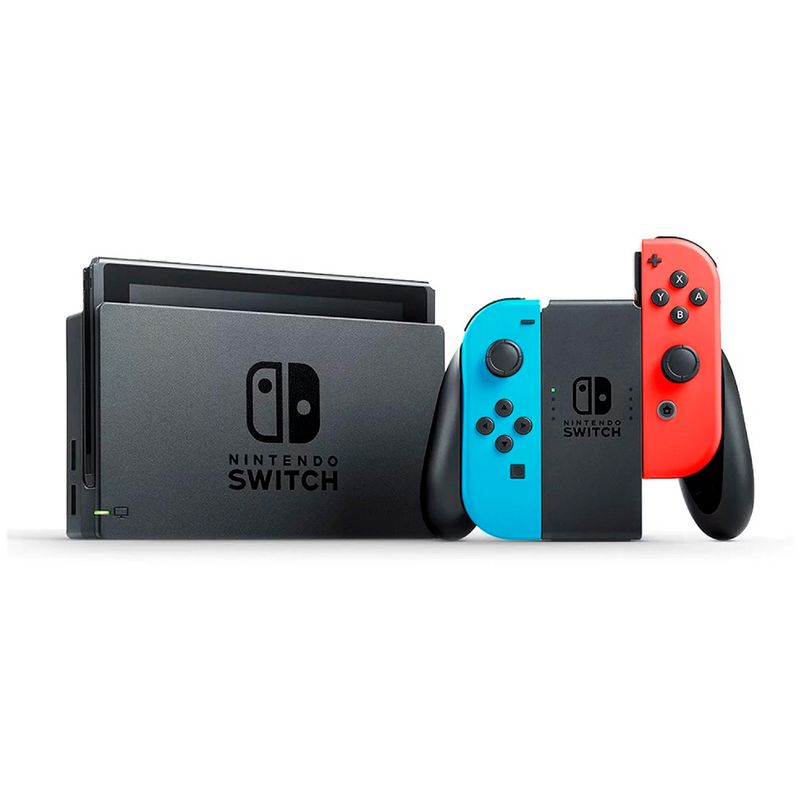 Consola-Nintendo-Switch-Neon-2019---Mando-Pro-Controller-Gris