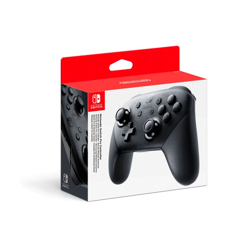 Consola-Nintendo-Switch-Neon-2019---Mando-Pro-Controller-Gris