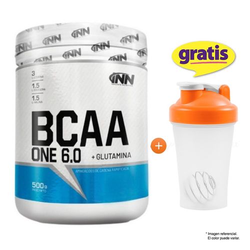 AMINOÁCIDO INNOVATE NUTRITION BCAA ONE 6.0 500 GR FRUIT PUNCH + SHAKER