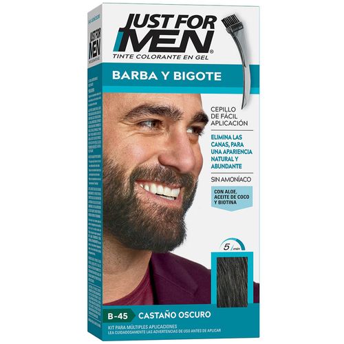 JFM BARBA Y BIGOTE CASTAÑO OSCURO 40 GR