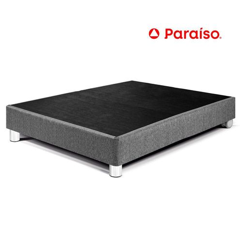 Tarima Box Paraíso Premium 1 Plaza Gris