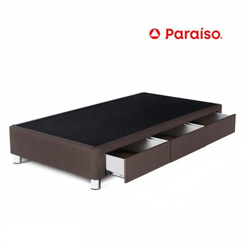 Box Tarima Cajones 1.5 Plazas Chocolate