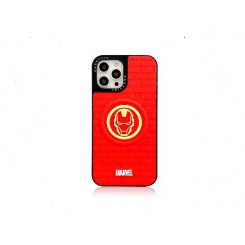 Case Silicona Iron Man Rojo Face - Iphone 12/12PRO