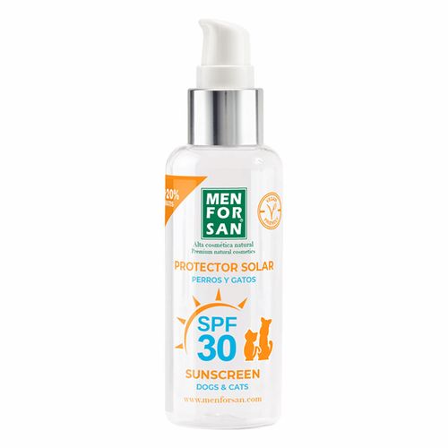 Bloqueador solar SPF 30 para perros y gatos MEN FOR SAN