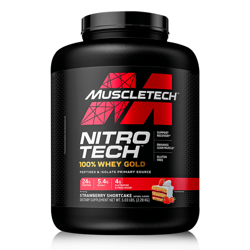 NITRO TECH 100% WHEY GOLD FRESA