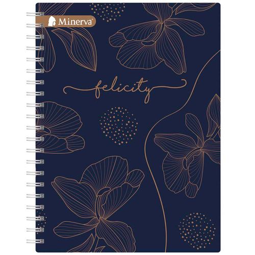 Cuaderno Anillado MINERVA Cuadriculado 160 Hojas 5 Divisones