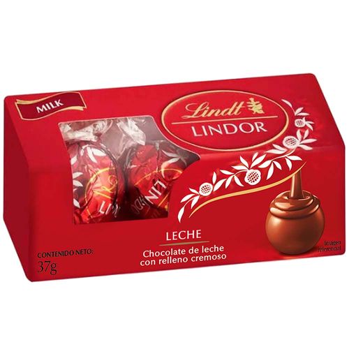 Chocolate de Leche con Relleno Cremoso LINDT Caja 37g