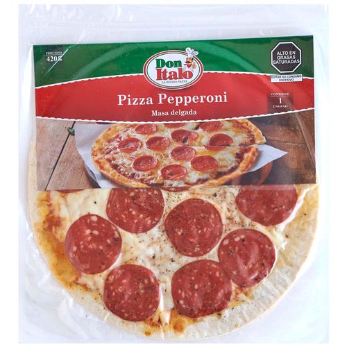 Pizza Pepperoni DON ITALO 420g Bolsa 1un