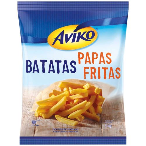 Papa Prefrita Congelada AVIKO Bolsa 1kg