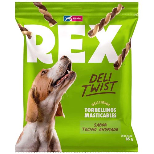 Comida para Perros REX Adultos Deli Twist Bolsa 85gr