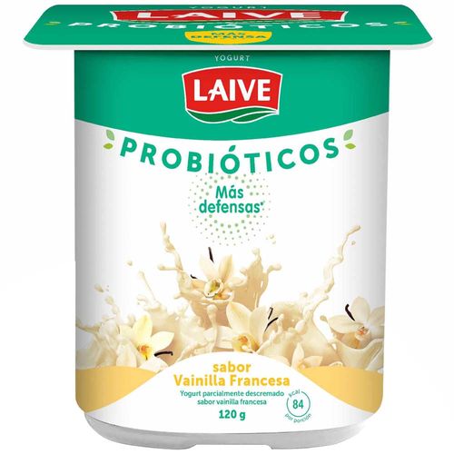 Yogurt Probiótico LAIVE Vainilla Vaso 120g