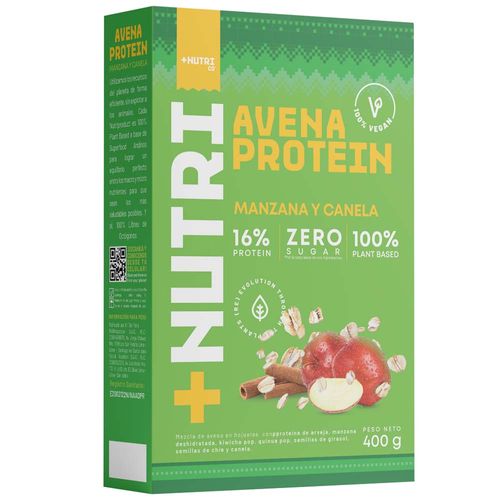 Avena + NUTRI CO Manzana y Canela Caja 400g