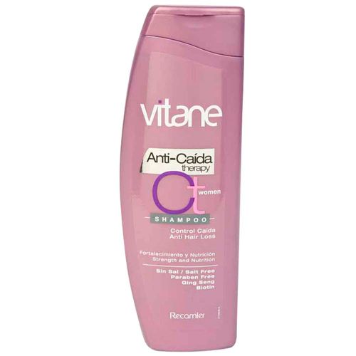 Shampoo RECAMIER Vitane Mujer Anticaída Frasco 400ml